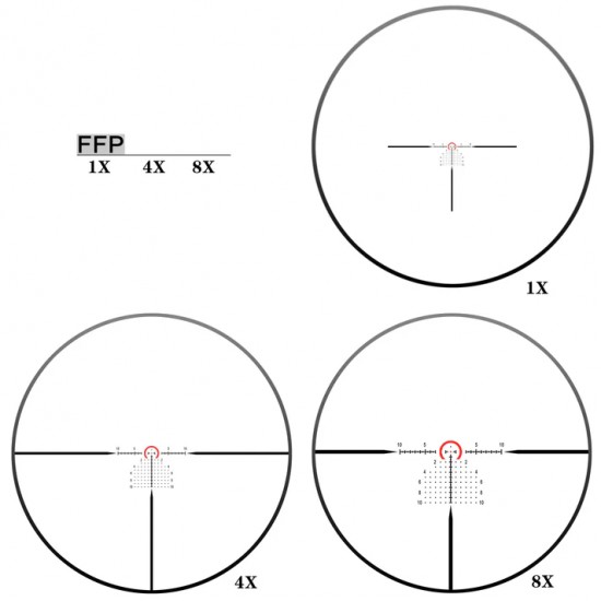 Discovery Optics ED-AR 1-8X24SFIR FFP Scope