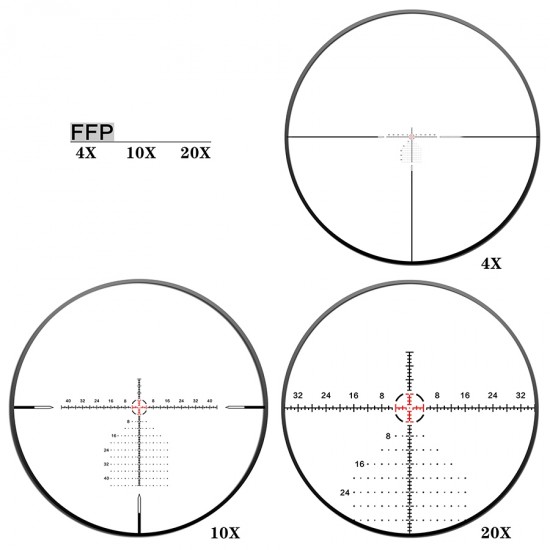 Discovery Optics ED-PRS 4-20X52SFIR FFP Scope