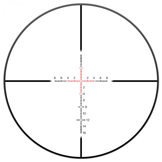 Discovery Optics HD 2-12x24 SF IR FFP 0.1MIL 30mm Scope