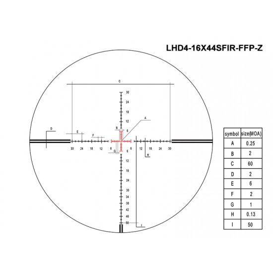 Discovery Optics LHD NV 4-16X44SFIR SFP Scope Illuminated