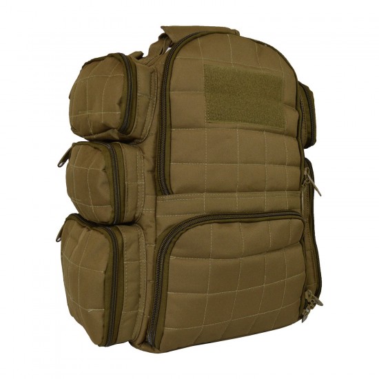 Explorer/Gunsnz Tactical Heavy Duty Range Backpack Tan