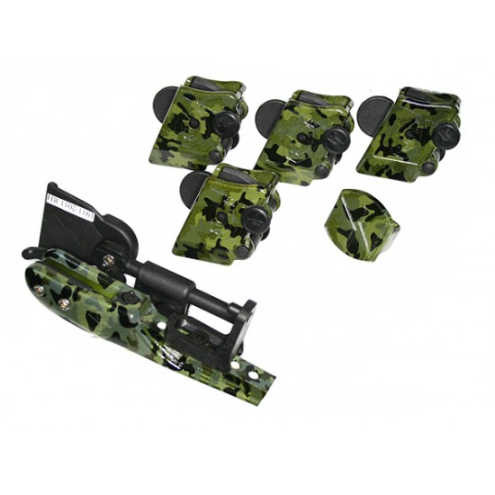 JR Holster Skins Pack/4 Pouch Camo Green