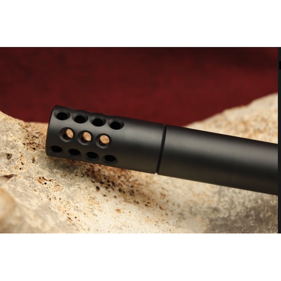 KIDD .22 Black Steel 28 Bead Blasted Muzzle Brake .920"