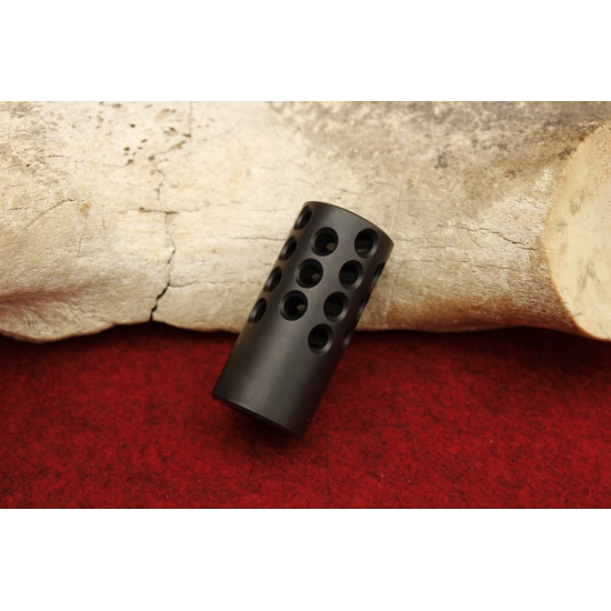 KIDD .22 Black Steel 28 Bead Blasted Muzzle Brake .920"