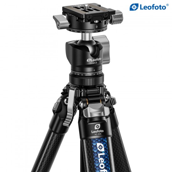 Leofoto AZ-204C Carbon Fibre Travel Tripod + LH-25R Ball Head