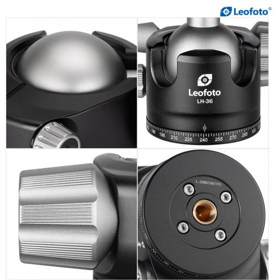 Leofoto Mr. Q LQ-284C+LH-36 Tripod 28mm 4 Section