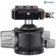 Leofoto LH-40LR Low Profile Ball Head with Quick Release Clamp