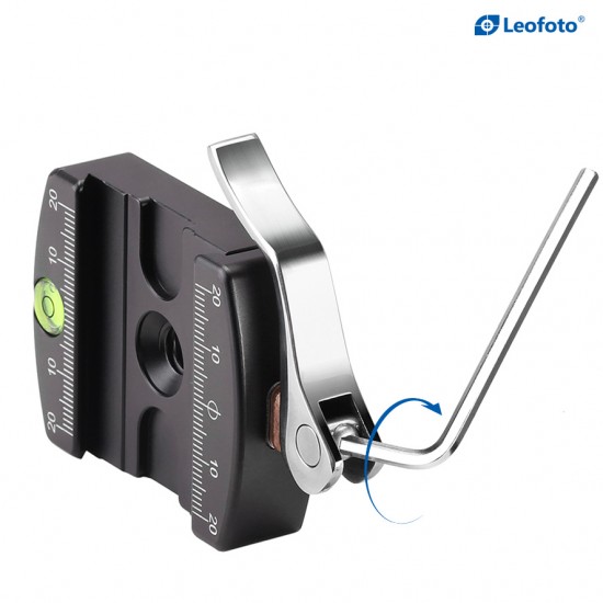 Leofoto LH-40LR Low Profile Ball Head with Quick Release Clamp