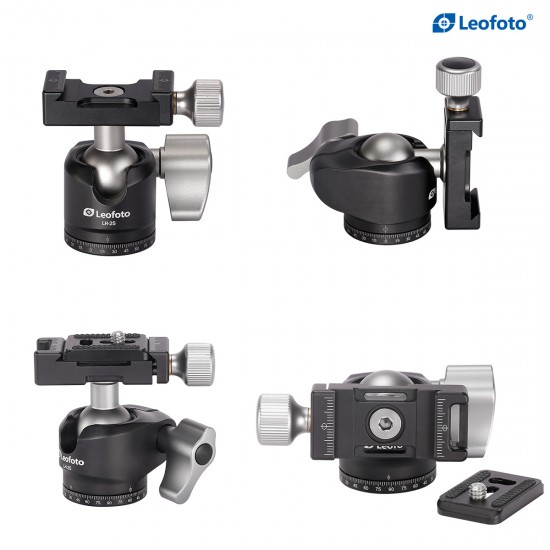 Leofoto LS-225C+LH-25 25mm 5 SectionTripod 