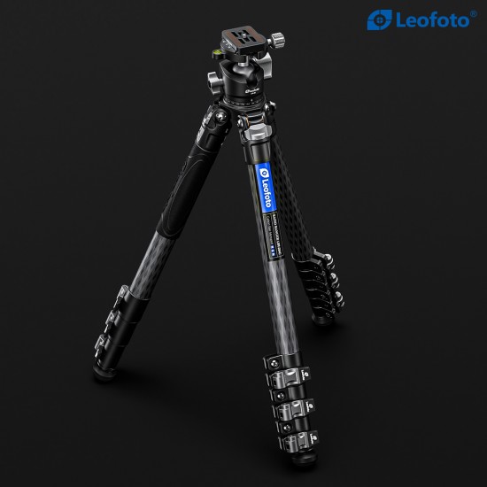 Leofoto LSR-284C+LH30 Ranger Series Tripod 28mm 4 Section Flip Lock
