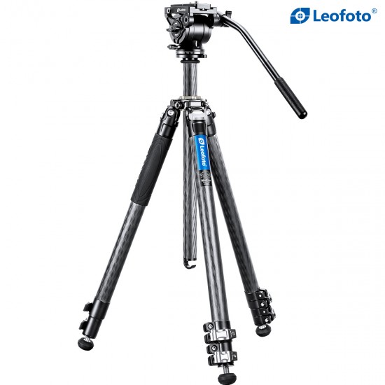 Leofoto LV-323C 3-Section Mamba Carbon Fiber Tripod for use with with BV-10/5 Head System