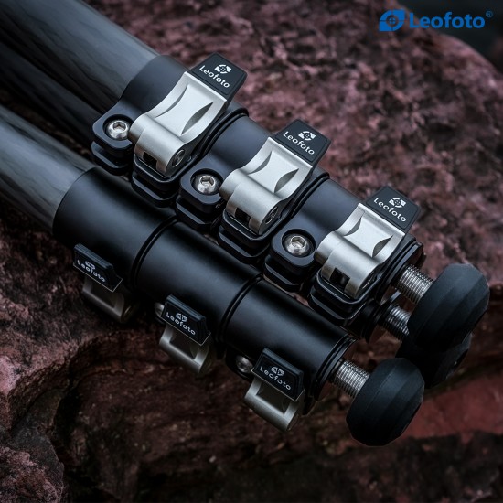 Leofoto LV-324C 4-Section Mamba Carbon Fiber Tripod for use with with BV-10/5 Head System