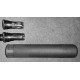 Oceania Defense 5.56 Ratchet Lock Titanium Supressor Black