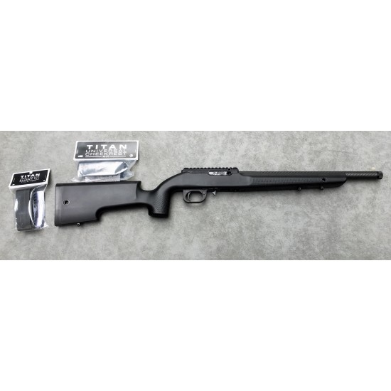 VICTOR TITAN22 PRECISION RIMFIRE STOCK BLACK FOR 10/22 BLK