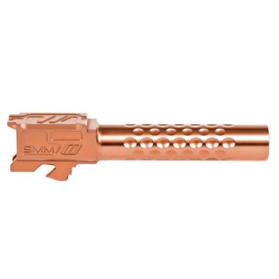 ZEV-Glock Match Grade Barrel Optimized G19 G1-5 Non-Threaded SS Bronze 
