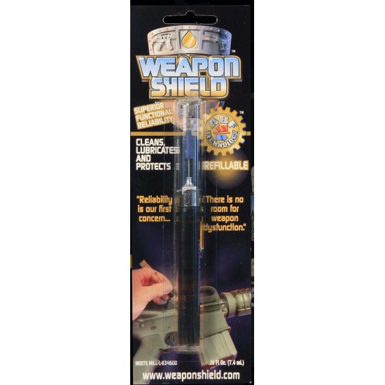 Weapon Shield- 1/4 oz refillable precision needle oiler