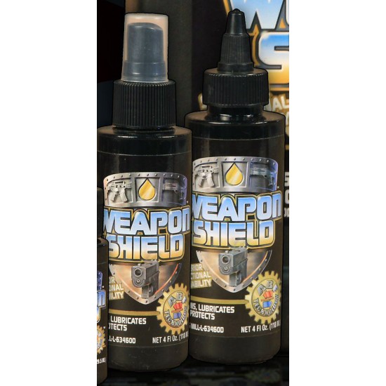 Weapon Shield Solvent- 4 oz. bottles