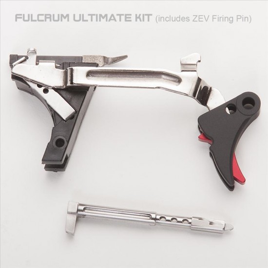 ZEV Tech Fulcrum Ultimate Kit Glock G1-3  Red Safety 45ACP
